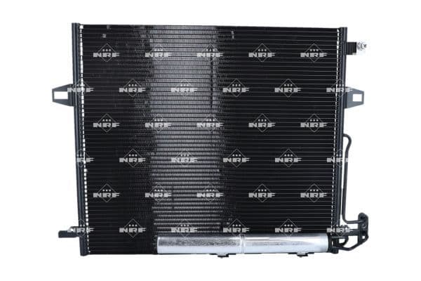 A/C condensator (met droger) past: MERCEDES M (W164) 4.0D 02.06-12.11