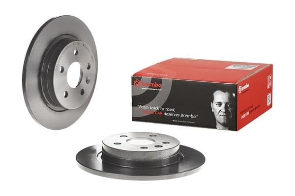Brake disc Achter Links/Rechts past: CHEVROLET AVEO, CRUZE, TRAX  OPEL ASTRA J, ASTRA J GTC, MOKKA / MOKKA X 1.3D-2.0D 05.09-
