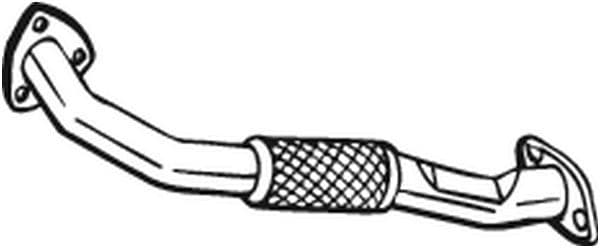 Uitlaatpijp Voor past: FIAT STILO 1.9D 10.01-08.08