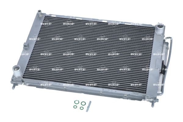 A/C condensator (met droger) past: NISSAN MICRA III 1.5D 01.03-06.10