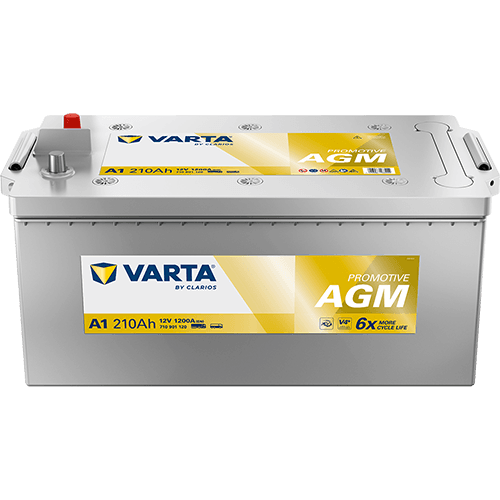 Batterij 12V 210Ah/1200A (EN) PROMOTIVE AGM (L+) 518x276x242 B00 - geen montageflens (AGM/Beginnen)