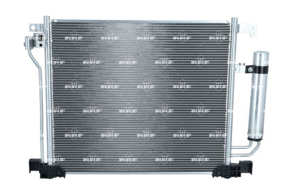 A/C condensator (met droger) past: NISSAN JUKE, PULSAR 1.2/1.5D/1.6 06.10-