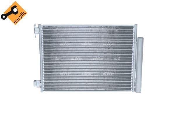 A/C condensator (met droger) past: RENAULT ARKANA I, CAPTUR I, CLIO IV, DUSTER, KAPTUR, LOGAN/STEPWAY II, SANDERO/STEPWAY II, THALIA III, TWINGO III  SMART FORFOUR, FORTWO 0.9-Electric 10.11-