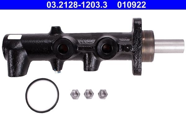 Hoofdremcilinder (28,6mm) past: MERCEDES VARIO, VARIO (B667, B670, B668), VARIO (B670), VARIO (B670, B668, B667) 2.9D/4.2D/4.3D 09.96-