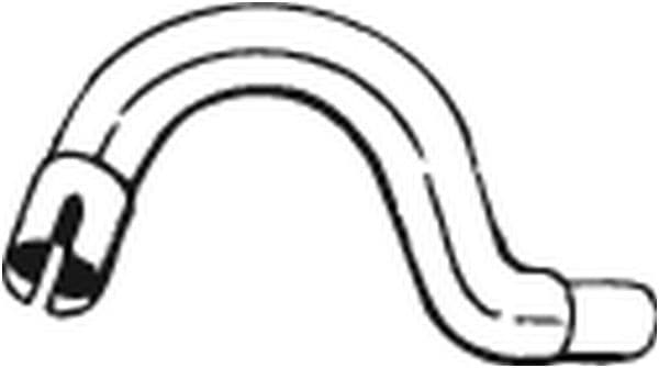 Pijpconnector (x470 mm) past: VOLVO 740, 760, 940, 940 II, 960 2.4D 08.82-10.98