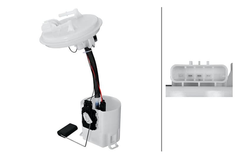Elektrische brandstofpomp (module) past: OPEL MERIVA A 1.4-1.8 05.03-05.10