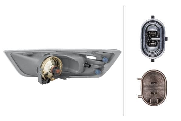 Mistlamp Voor Rechts (H8/W5W) past: FORD GALAXY MK2 06.10-06.15