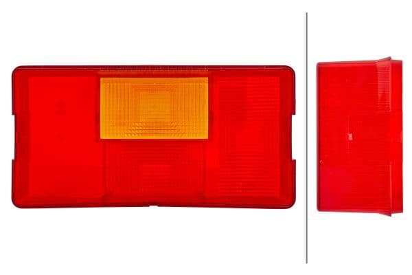Lampenkap, achter Links (indicator, mistlampen, STOP-lampje) past: DAF
