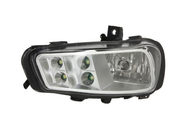 Mistlamp Links (H11/LED, met bochtverlichting) 24V past: MERCEDES ACTROS MP4 / MP5 07.11-
