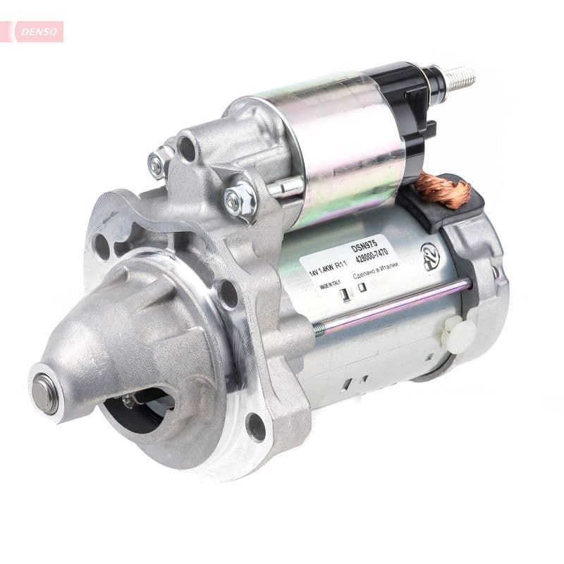 Starter (12V, 1,4kW, (en) new with a deposit) past: ALFA ROMEO MITO  FIAT 500, 500 C, 500L, PANDA, PUNTO  LANCIA YPSILON 0.9/0.9CNG/0.9LPG 09.09-