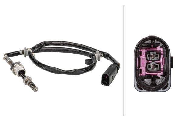Uitlaatgastemperatuursensor (Voor turbo) past: AUDI A4 ALLROAD B8, A4 B8, A5, Q5 2.0D 01.08-05.17