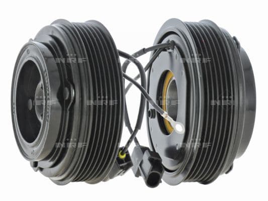 Airco compressor koppeling compleet (GENUINE HALLA RS 6 110mm) past: JAGUAR XF SPORTBRAKE  MAZDA 3, 6, CX-30, CX-5 1.5-2.5 12.08-