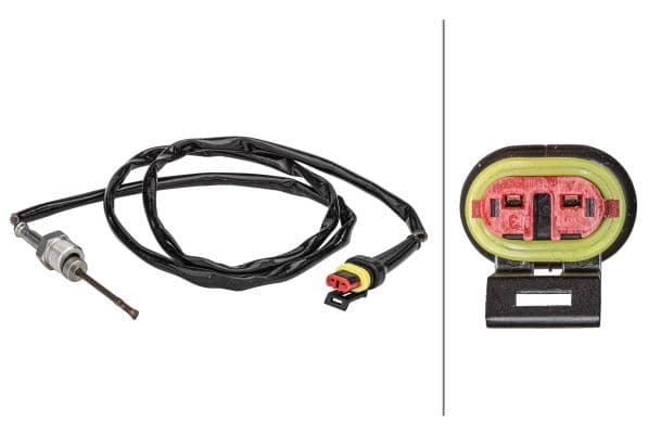 Uitlaatgastemperatuursensor (Na katalysator) past: DAF CF, XF 105 10.8D/12.9D/6.7D 10.05-