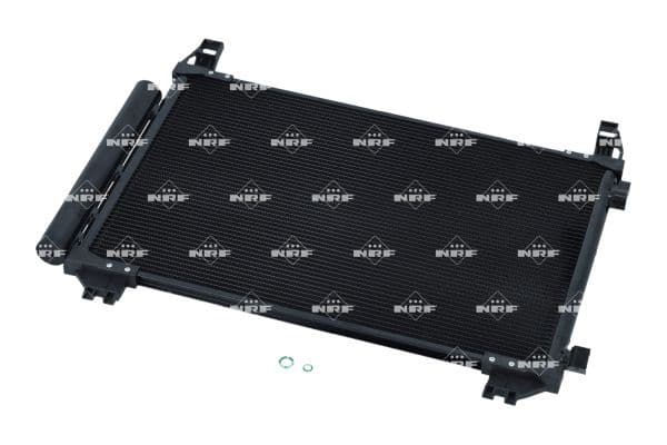A/C condensator (met droger) past: TOYOTA YARIS 1.0/1.3 12.10-06.20