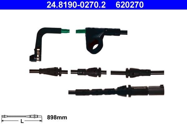 Sensor remblokslijtage Voor past: BMW X5 (E70), X6 (E71, E72) 3.0/3.0D/4.8 10.06-07.14