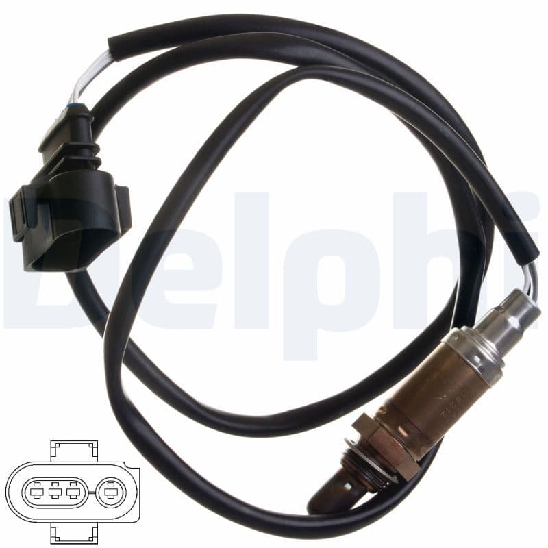 Lambda sonde (aantal draden 4, 1140mm) past: AUDI A3, A4 B5, A6 C5  VW PASSAT B5 1.8/2.3 01.95-01.05