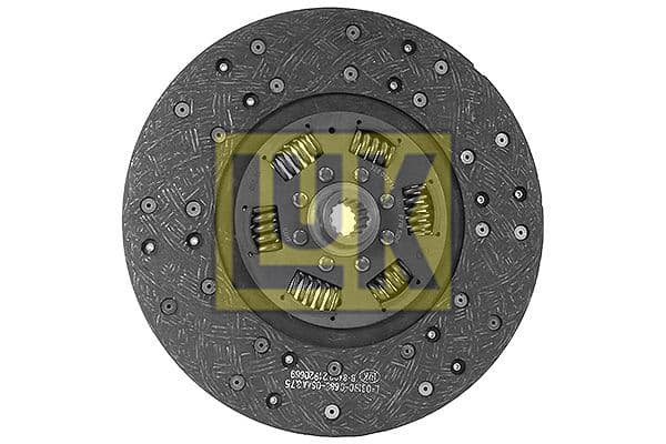 Koppelingsplaat/plaat biologisch (280mm volledig profiel) past: LAMBORGHINI R 613 V  SAME 55 SYNCHRO, 70 FRUTTETO, 70 SYNCHRO, 50, 60 FRUTTETO, 60 SYNCHRO, 60, 70