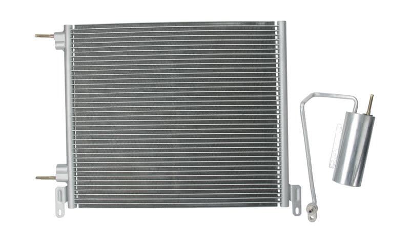 A/C condensator past: OPEL SIGNUM, VECTRA C, VECTRA C GTS  SAAB 9-3, 9-3X 1.9D/2.8/3.0D 02.03-02.15