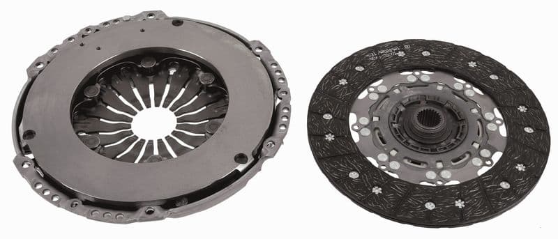 Zelfstellende koppelingskit (240mm) past: SKODA SUPERB III  VW ARTEON, PASSAT B8 2.0D 11.14-