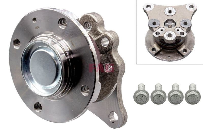 Wiellagerset met naaf Achter Links/Rechts (x129,3) past: DS DS 3 / DS 3 1.5D 01.21-12.22