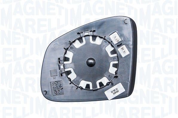 Zijspiegel glas Rechts (in reliëf, met verwarming) past: RENAULT TWINGO III  SMART FORTWO 453 07.14-