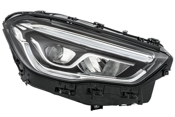 Koplamp Rechts (LED, met motor, geen LED-controller) past: MERCEDES GLA II H247 01.20-