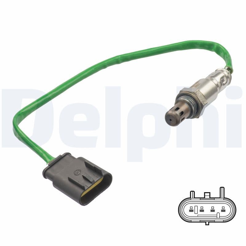 Lambda sonde (400mm) past: ALFA ROMEO GIULIETTA, MITO  FIAT 500, 500 C, 500L, 500X, PUNTO, TIPO  JEEP RENEGADE  LANCIA YPSILON 0.9-1.6 07.07-