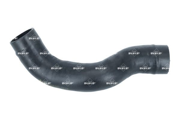 Intercooler slang Links (Achter/Bodem, diameter 53/57mm, lengte 410mm, zwart) past: NISSAN NAVARA, NAVARA NP300, PATHFINDER III 2.5D 02.02-