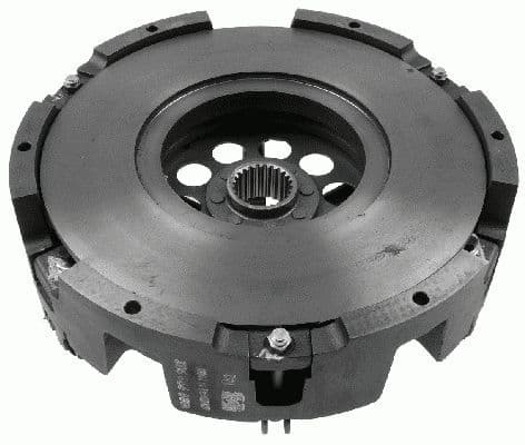 Koppelingsdeksel (350mm) past: MERCEDES UNIMOG, 1000 OM353.949-OM382.950 03.76-