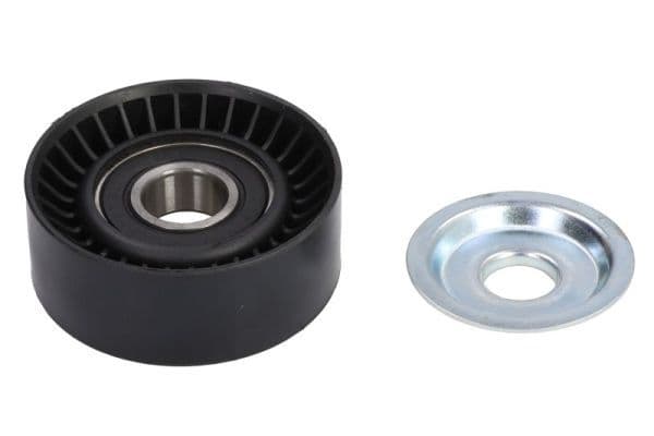 Meervoudige V-snaar spanrol /65x25,5mm past: MASSEY FERGUSON 6445 (DYNA), 6455, 6460, 6465, 6470, 6475, 6480, 6485, 6490, 6495, 6497, 6499 (PERKINS 6 CYL), 6499 (SISU 74 CTA 6 CYL), 7465, 7475