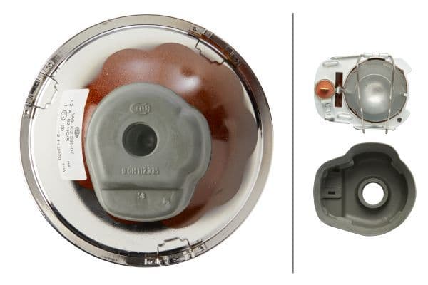 Universele koplamp Links/Rechts (H4/T4W) past: DAIHATSU CHARADE I  LADA 2104-2107, NIVA  MAZDA MX-5 I NA, RX 7 I SA  MITSUBISHI PAJERO I  SUZUKI SAMURAI, CARRY 10.67-