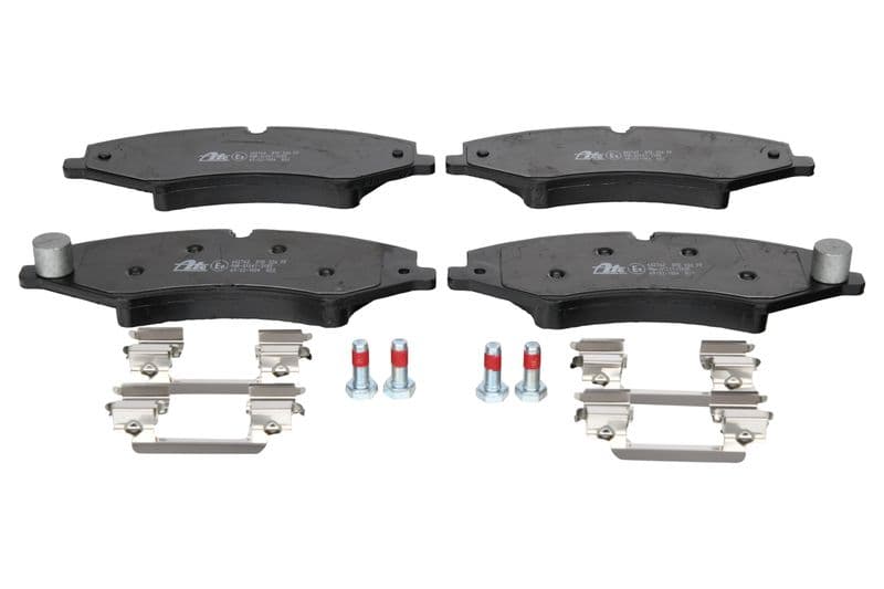 Remblokken set Voor (met extra's  met remklauw geleidingsbouten), past: LAND ROVER DEFENDER, DISCOVERY IV, DISCOVERY V, RANGE ROVER III, RANGE ROVER IV, RANGE ROVER SPORT I 2.0-5.0 03.02-
