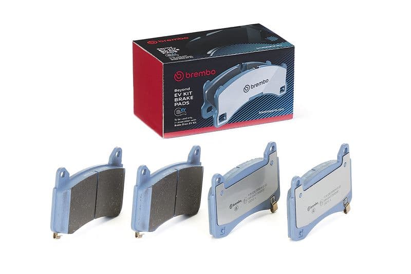 Remblokken set Voor ((EN) for electric vehicles  (EN) only for installation with Brembo EV discs), past: TESLA MODEL 3, MODEL Y Electric 01.17-