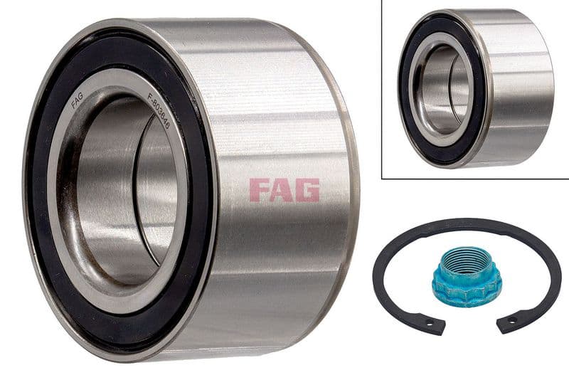 Wiellager kit Achter Links/Rechts (39x72x37) past: BMW 3 (E36) 1.6-2.5D 09.90-11.99