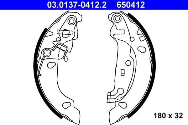Brake shoe set