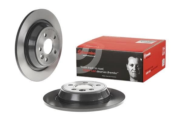 Brake disc Achter Links/Rechts past: FORD FOCUS II, GALAXY II, GALAXY MK II, KUGA I, MONDEO IV, S-MAX  LAND ROVER RANGE ROVER EVOQUE 1.6-2.5 10.05-12.19