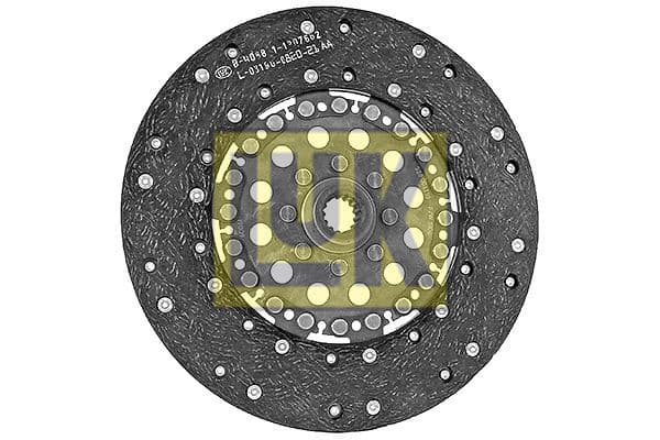 Koppelingsplaat/plaat biologisch (280mm volledig profiel) past: JOHN DEERE 100, 110, 1020, 1030, 1030CU, 1030VU, 1035, 1035EF, 1035EV, 1120, 1130, 1530, 1630, 1630OU, 1630VU, 1635, 1635EF, 1635EV