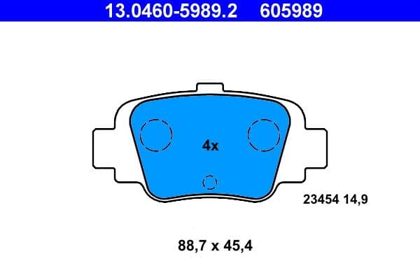 Brake Pad Set, disc brake