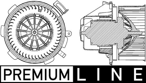 Luchtblazer past: MERCEDES SPRINTER 3,5-T (B906), SPRINTER 3-T (B906), SPRINTER 4,6-T (B906), SPRINTER 5-T (B906) 1.8-3.5 06.06-12.19