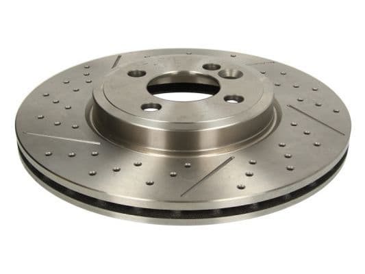 Brake disc Voor Links/Rechts past: MINI (R50, R53), (R52), (R56), (R57), (R59), CLUBMAN (R55), CLUBVAN (R55) 1.4-1.6D 06.01-04.15