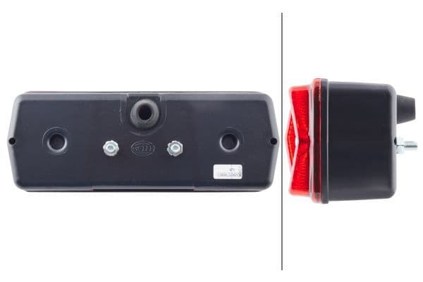 Achterlicht Links (P21W/R10W, 12/24V, red, met indicator, met stoplicht, parkeerlicht) past: MERCEDES L 405 D, L 406 DG (309.111, 309.112, 309.113, 309.114, 309.115,..., L 407 D (309.111, 309.112