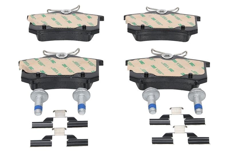 Keramische remblokken Achter , past: DS DS 3  AUDI A4 B5  CITROEN C3 AIRCROSS I, C3 AIRCROSS II, C3 II, C3 III, C3 PICASSO, C4 CACTUS, DS3  OPEL CROSSLAND X 1.0-2.0D 07.88-