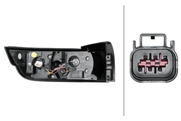 Achterlicht Rechts (LED/PSY24W/W16W) past: LAND ROVER RANGE ROVER EVOQUE -06.15