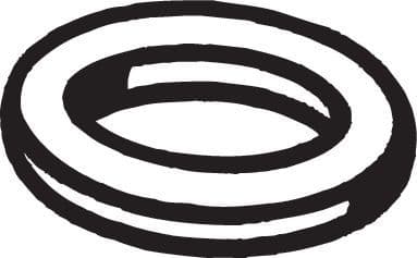 Uitlaatsysteem pakking/afdichting past: LEXUS GS, LS, SC  TOYOTA CELSIOR, LAND CRUISER 90 3.0D/4.3 04.96-11.11