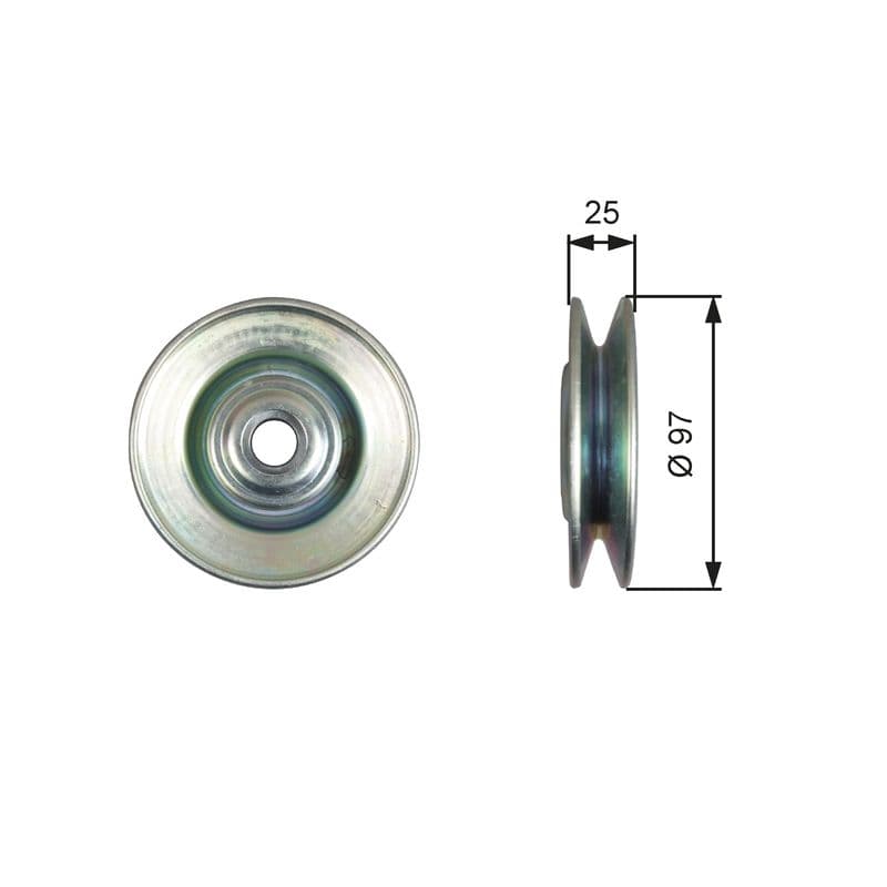 Tensioner Pulley, V-belt