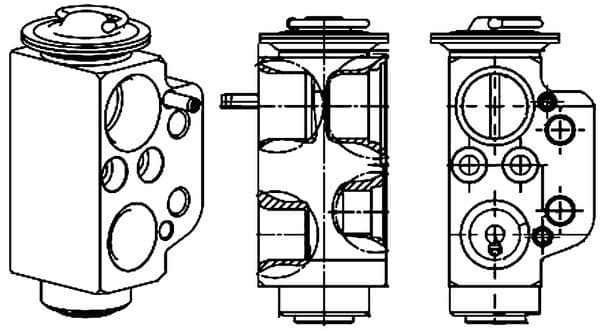Airconditioning ventiel past: VW CALIFORNIA T5 CAMPER, CALIFORNIA T6 CAMPER, MULTIVAN T5, MULTIVAN T6, TRANSPORTER T5, TRANSPORTER T6, TRANSPORTER T6 / CARAVELLE T6 1.9D-3.2 04.03-08.24