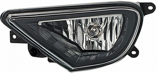 Mistlamp Voor Links (H11, met gebogen lichten) past: VW TOUAREG 7P 05.14-03.18