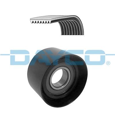 Multi-V-riemset met spanner past: FIAT 500, 500 C, DOBLO, GRANDE PUNTO, IDEA, PALIO, PANDA, PUNTO, PUNTO EVO, SIENA, STRADA  LANCIA MUSA, YPSILON 1.3D 06.03-