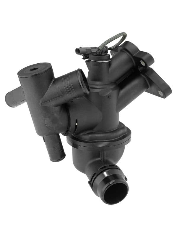 Thermostaat koelsysteem (99°C, in huisvesting) past: JAGUAR F-PACE, XE, XF II, XF SPORTBRAKE  LAND ROVER DEFENDER, DISCOVERY V, RANGE ROVER VELAR 2.0D 03.15-