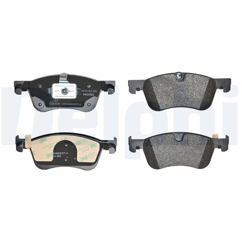 Remblokken set Voor (met een dempingskussen), past: MERCEDES CITAN TOURER (W420), CITAN/MINIVAN (W420), EQT (W420), T (MPV)  DACIA DUSTER  RENAULT AUSTRAL, GRAND KANGOO III 1.0LPG-Electric 06.21-